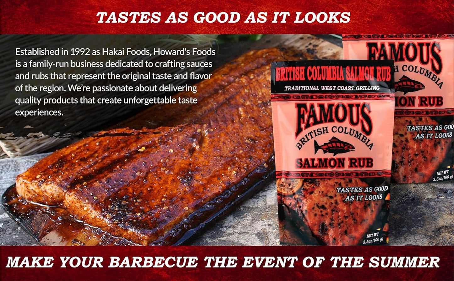 Famous British Columbia Salmon Rub - 3 Packs